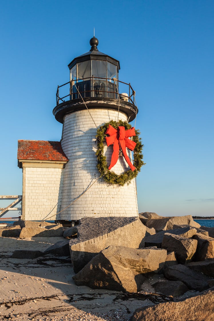 Nantucket is one of the best Christmas towns in the USA for a winter wonderland getaway.