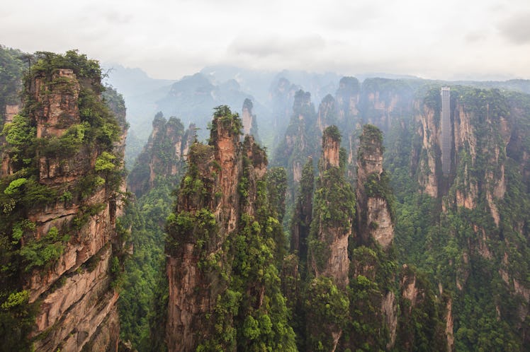 The Zhangjiajie National Forest Park is one of the real location that inspired 'Avatar''s Pandora. 