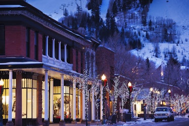 Aspen is one of the best Christmas towns in the USA for a winter wonderland getaway.