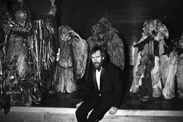 Puppeteer Jim Henson attends the premiere party for The Dark Crystal on December 13, 1982 at RCA Stu...