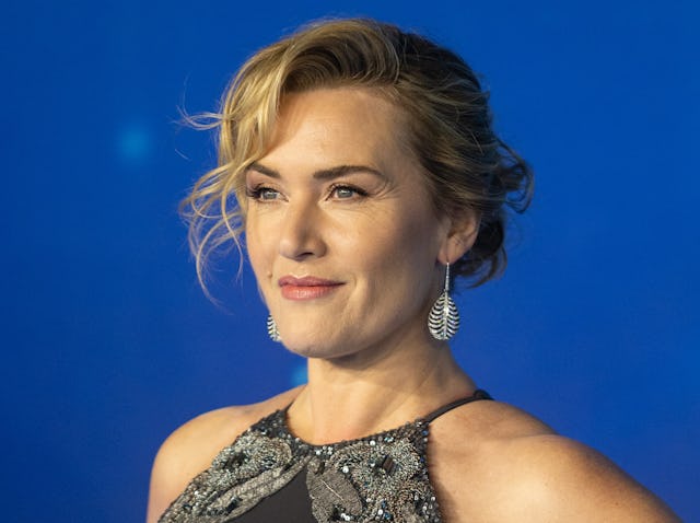 Kate Winslet attends the 'Avatar: The Way Of Water' World Premiere at Odeon Luxe Leicester Square on...