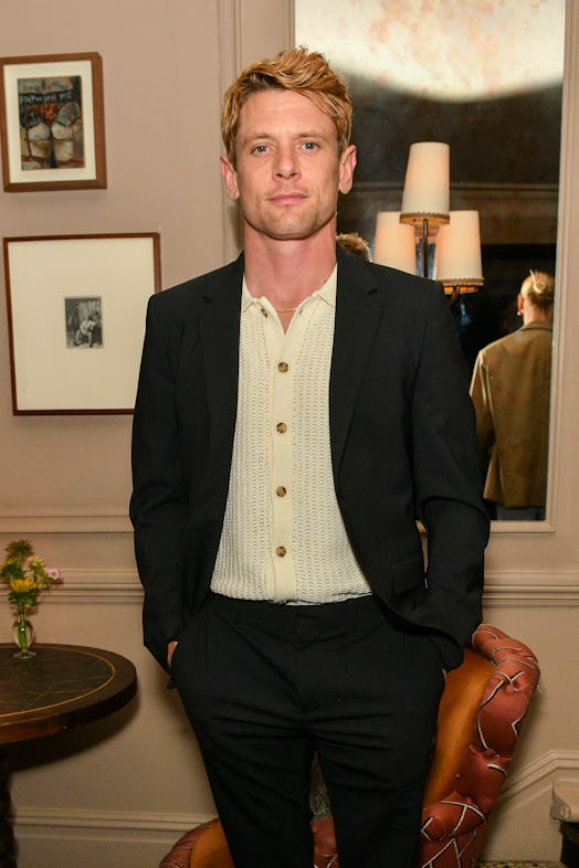 LONDON, ENGLAND - OCTOBER 14: Jack O’Connell attends the post-premiere drinks reception for “Lady Ch…