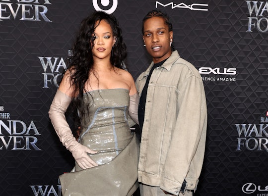  Rihanna and A$AP Rocky attend Marvel Studios' "Black Panther: Wakanda Forever" premiere at Dolby Th...