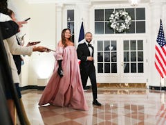 Chrissy Teigen and John Legend were among the many celebrities at the Dec. 1 White House state dinne...