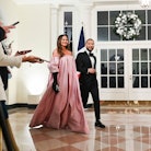 Chrissy Teigen and John Legend were among the many celebrities at the Dec. 1 White House state dinne...