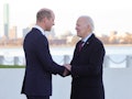 Prince William and Joe Biden met at the John F. Kennedy Presidential Library and Museum on Dec. 2, 2...