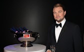 31 August 2021, Berlin: The new wax figure of US Hollywood star Leonardo DiCaprio is at Madame Tussa...