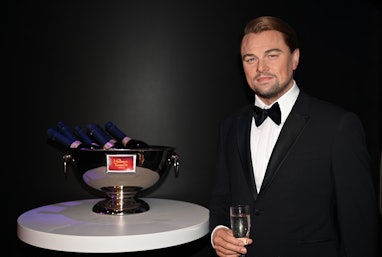 31 August 2021, Berlin: The new wax figure of US Hollywood star Leonardo DiCaprio is at Madame Tussa...