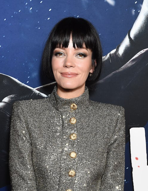 Lily Allen at the premiere of "Violent Night" held at TCL Chinese Theatre on November 29, 2022 in Lo...