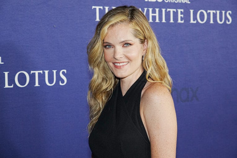 LOS ANGELES, CALIFORNIA - OCTOBER 20: Meghann Fahy attends the Los Angeles season 2 premiere of HBO ...