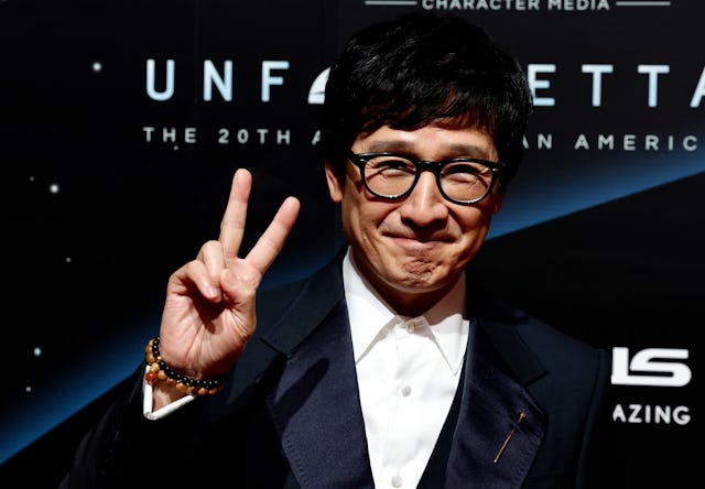 Ke Huy Quan, attends UNFORGETTABLE: The 20th Annual Asian American Awards and accepts award from Goo...