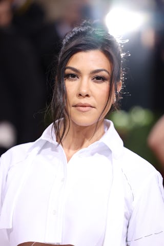 Kourtney Kardashian attends The 2022 Met Gala Celebrating "In America: An Anthology of Fashion" at T...