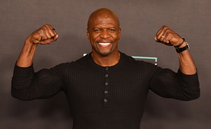 US actor Terry Crews arrives for The Walking Dead series finale event at the Orpheum theatre in Los ...