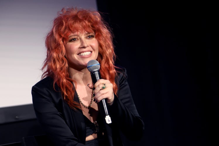 LOS ANGELES, CALIFORNIA - NOVEMBER 13: Natasha Lyonne speaks onstage at Natasha Lyonne Gets Intervie...