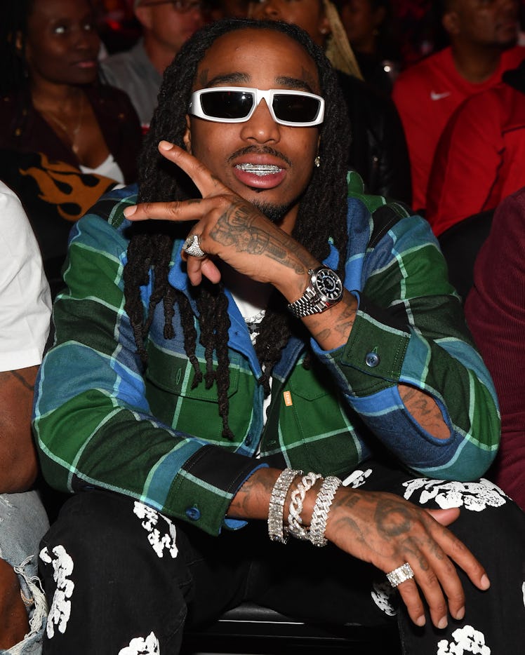 Scooter Braun manages a number of celebrities, including Quavo.