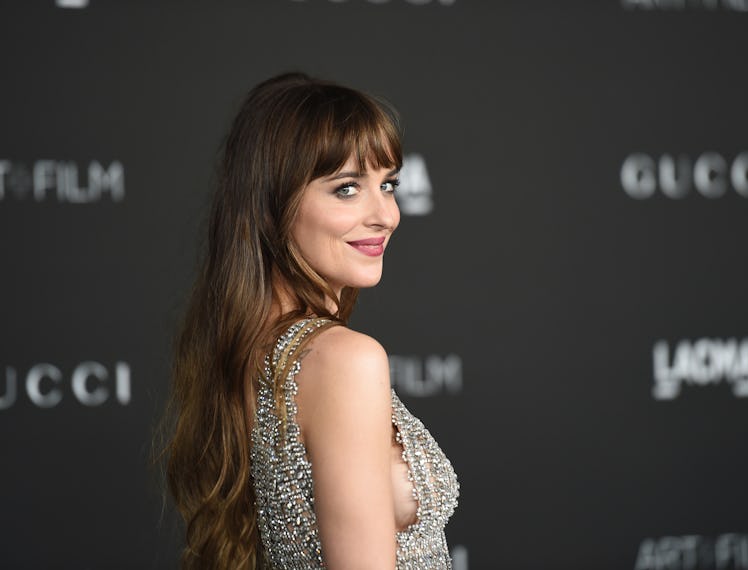 Dakota Johnson at the LACMA Art + Film Gala at LACMA on November 6, 2021 in Los Angeles, California....