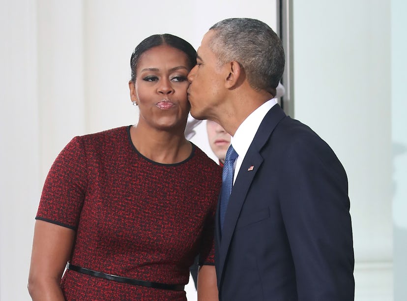 Michelle Obama shared how the Secret Service handles her and Barack's PDA.