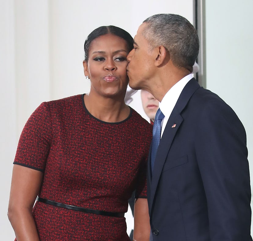 Michelle Obama shared how the Secret Service handles her and Barack's PDA.