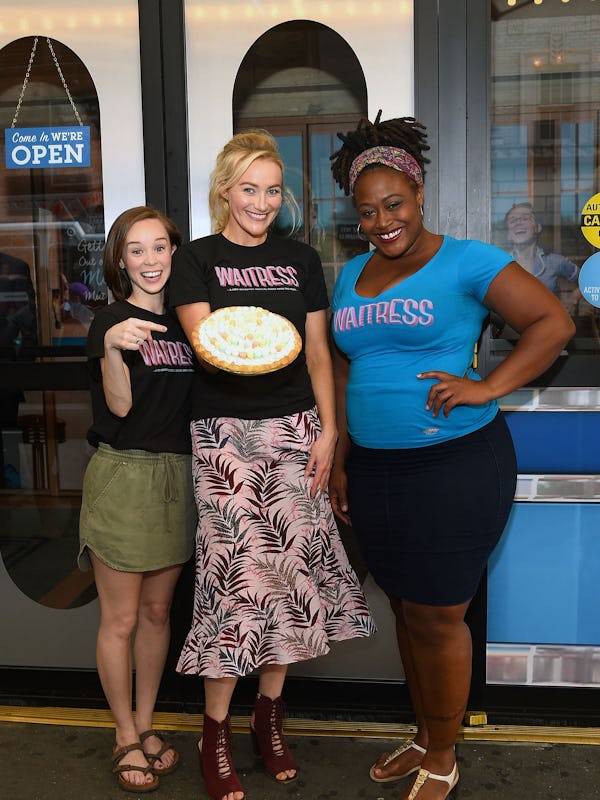 Betsy Wolfe with ‘Waitress’ on Broadway castmates Caitlin Houlahan and Charity Angel Dawson