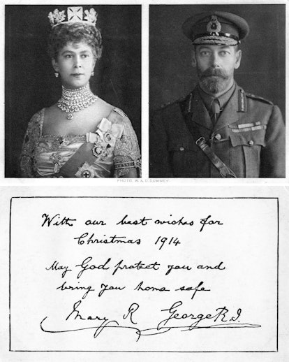 1914 royal family Christmas card