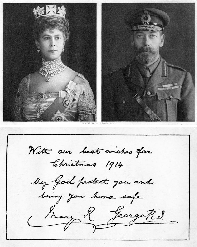 1914 royal family Christmas card