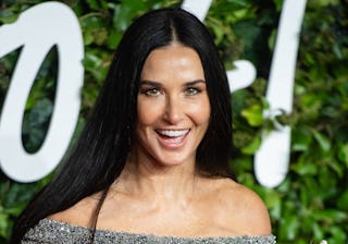 Demi Moore attends The Fashion Awards 2021 at the Royal Albert Hall on November 29, 2021 in London, ...