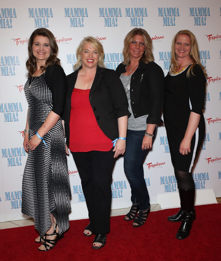 LAS VEGAS, NV - MAY 16:  (L-R) Television personalities Robyn Brown, Janelle Brown Meri Brown and Ch...