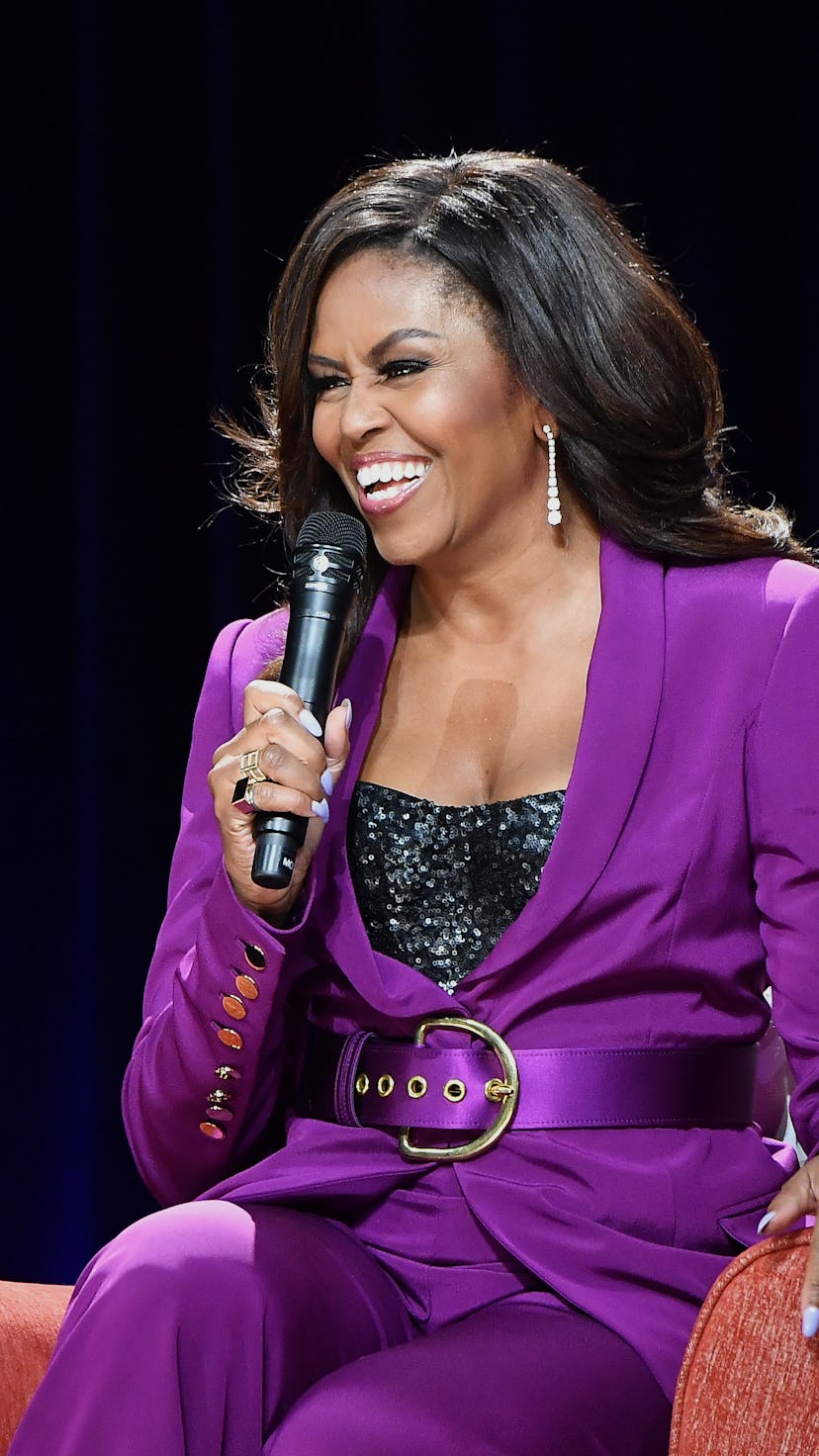 ATLANTA, GEORGIA - MAY 11:  Former First Lady Michelle Obama attends 'Becoming: An Intimate Conversa...