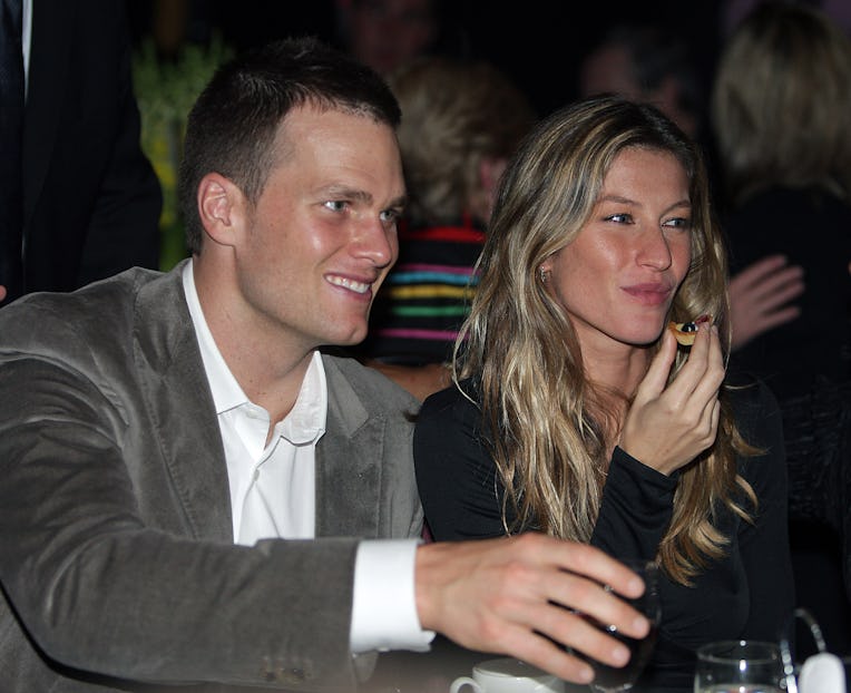 (051909 Boston, MA) Tom Brady and Gisele Bundchen attend the Chamber's centennial celebration. Tu...