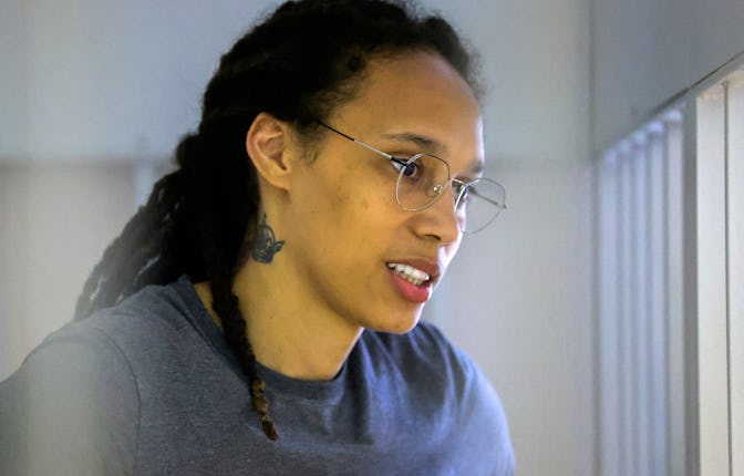 US Women's National Basketball Association (WNBA) basketball player Brittney Griner, who was detaine...