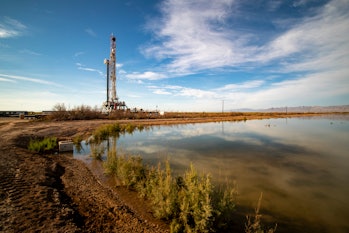 CALIPATRIA, CA - NOVEMBER 9, 2021: Drilling has begun at the Australian companys Controlled Thermal ...