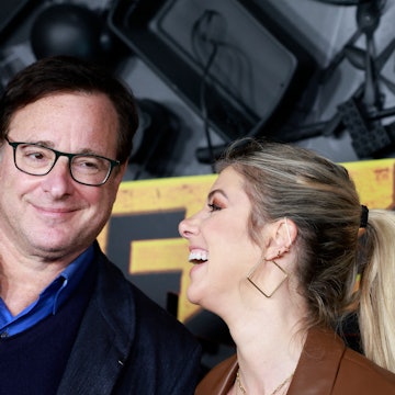 Kelly Rizzo (R) with her late husband Bob Saget (L). Rizzo shared a heartfelt Instagram post about h...