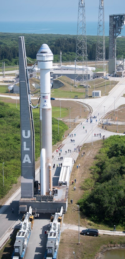 CAPE CANAVERAL, FL - MAY 18:  In this handout photo provided by NASA, a United Launch Alliance Atlas...
