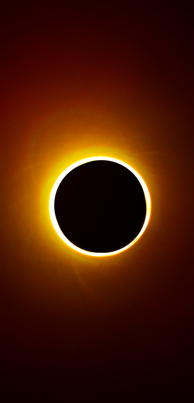 CHIAYI, TAIWAN - 2020/06/21: Annular solar eclipse seen from Chiayi in southern Taiwan on June 21th,...