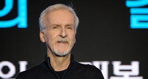 Canadian filmmaker James Cameron arrives for a press conference to promote his new film Avatar: The ...