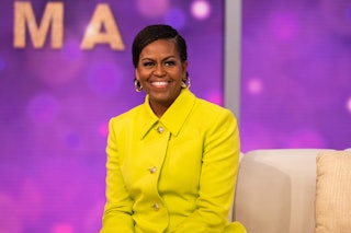 TODAY -- Pictured: Michelle Obama on Monday, November 14, 2022 -- Michelle Obama admitted that due t...