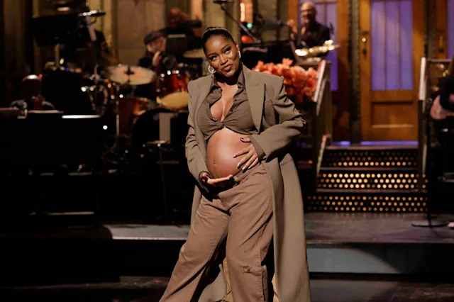SATURDAY NIGHT LIVE -- Keke Palmer, SZA Episode 1833 -- Pictured: Host Keke Palmer during the Monolo...