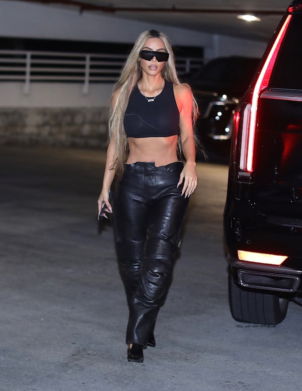 Kim Kardashian is seen on December 03, 2022 in Miami, Florida 