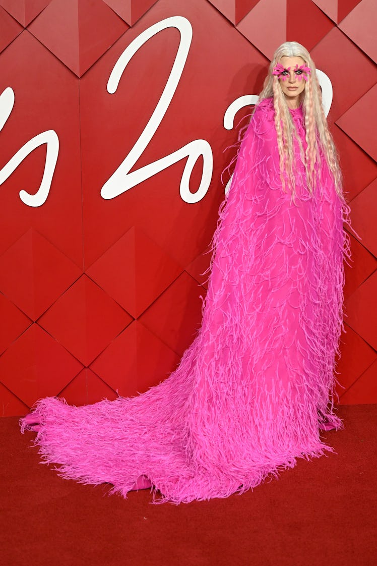 Kristen McMenamy attends The Fashion Awards 2022 