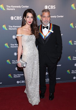 George Clooney (R) and Amal Clooney attend the 45th Kennedy Center Honors