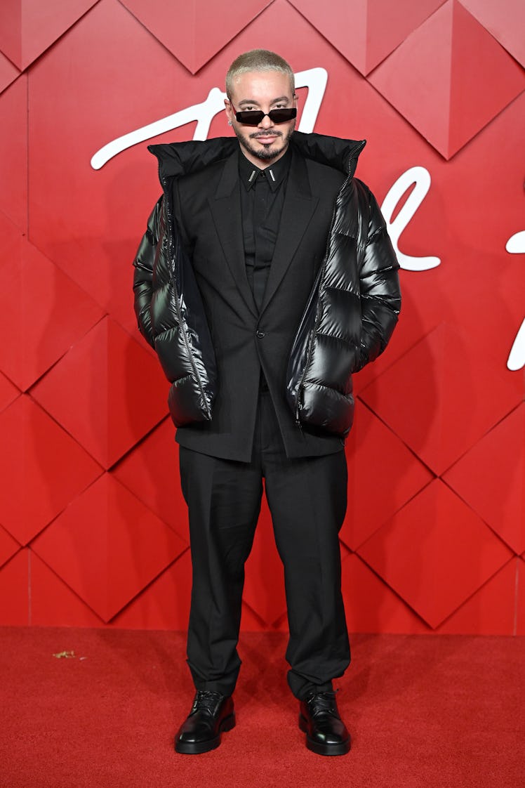 J Balvin attends The Fashion Awards 2022 