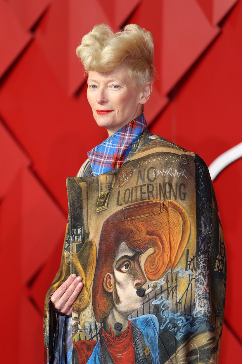 Tilda Swinton attends The Fashion Awards 2022 