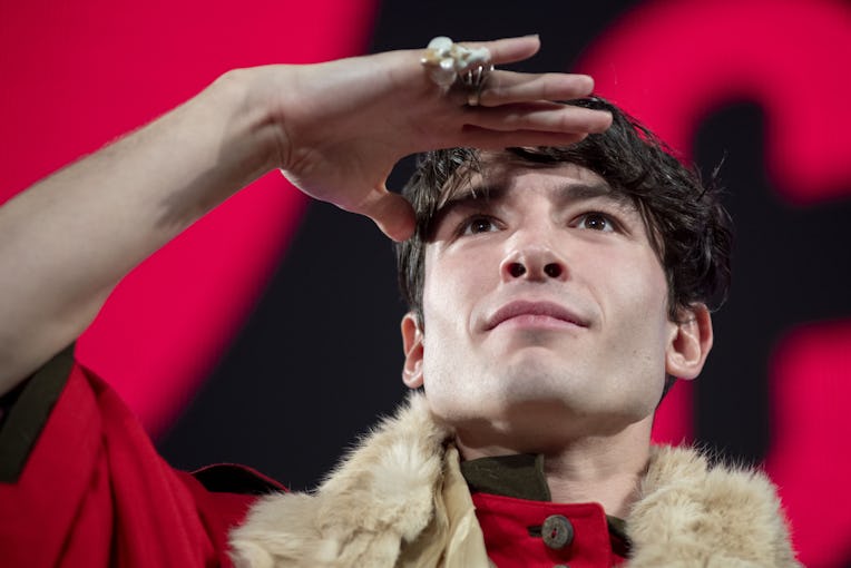 Ezra Matthew Miller, actor attends an opening ceremony of Tokyo Comic Con at Makuhari Messe in Chiba...