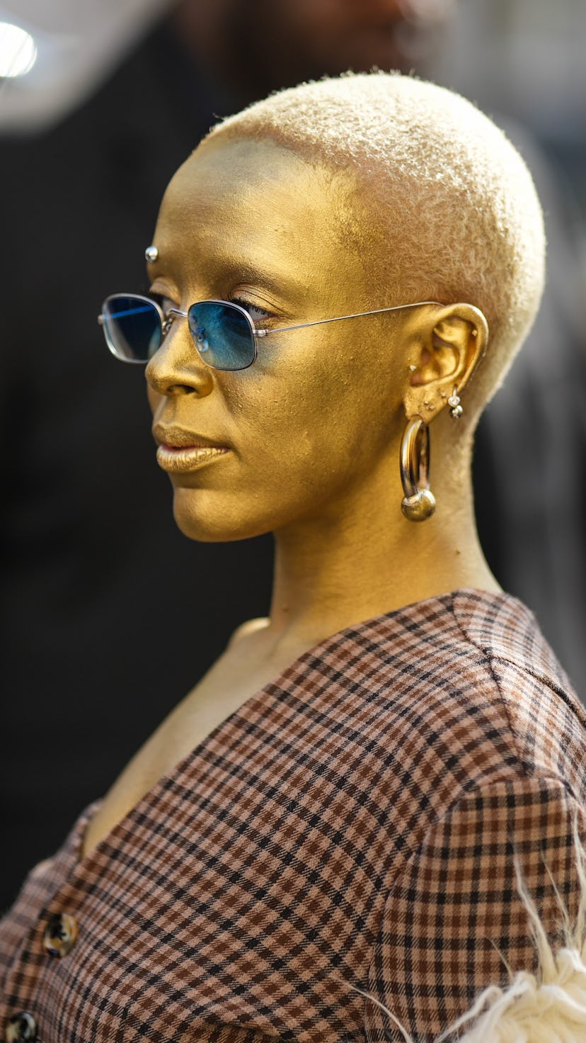 PARIS, FRANCE - OCTOBER 04: Doja Cat is seen, outside Awake, during Paris Fashion Week - Womenswear...