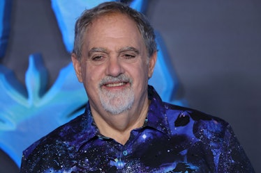 US film producer Jon Landau poses during a photocall for "Avatar: The Way of Water" in London on Dec...