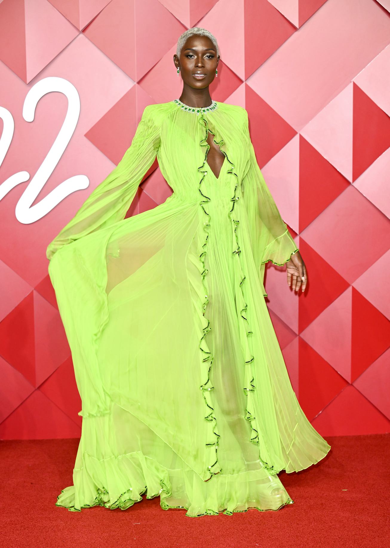 LONDON, ENGLAND - DECEMBER 05: Jodie Turner-Smith attends The Fashion Awards 2022 at the Royal Alber...