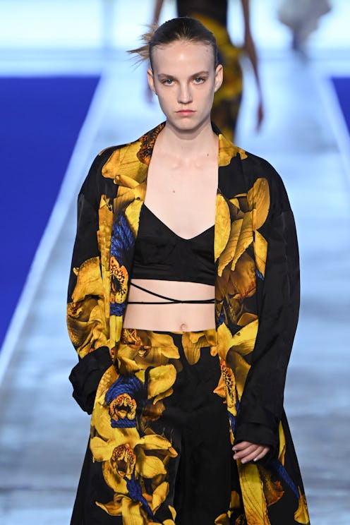 NEW-YORK, USA - SEPTEMBER 10: A model walks the runway during the Jason Wu Ready to Wear Spring/Summ...