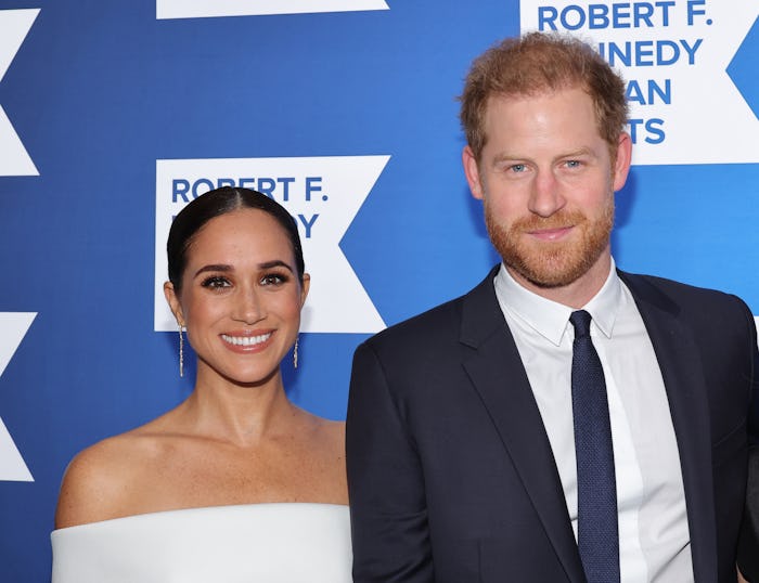 NEW YORK, NEW YORK - DECEMBER 06 Meghan, Duchess of Sussex and Prince Harry, Duke of Sussex attend ...