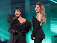 Kris Jenner and Khloé Kardashian had an awkward 2022 People's Choice Awards acceptance speech