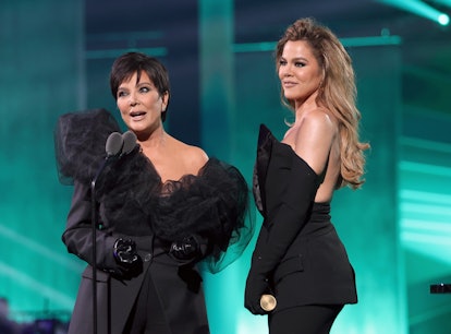 Kris Jenner and Khloé Kardashian had an awkward 2022 People's Choice Awards acceptance speech